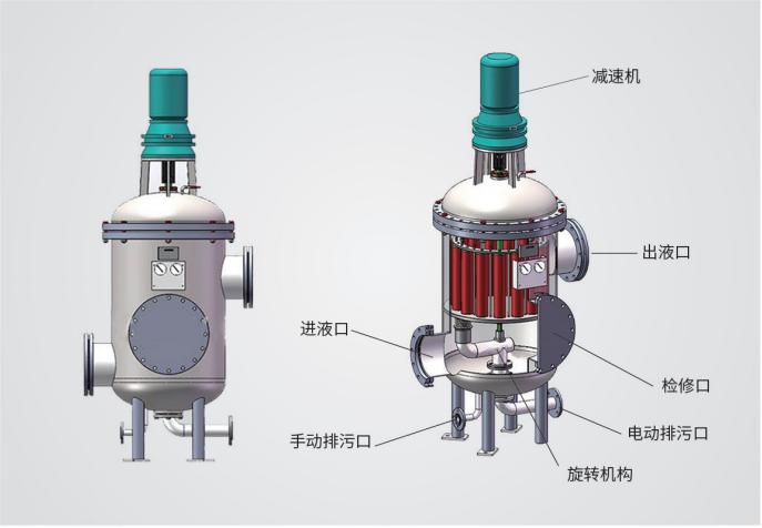 化工石化鹵水工業(yè)水循環(huán)水過(guò)濾器